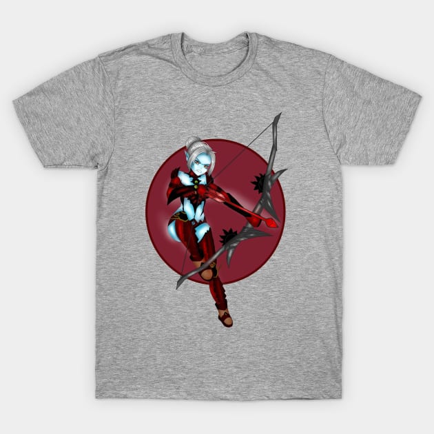 Elf Archer T-Shirt by llamaartist16